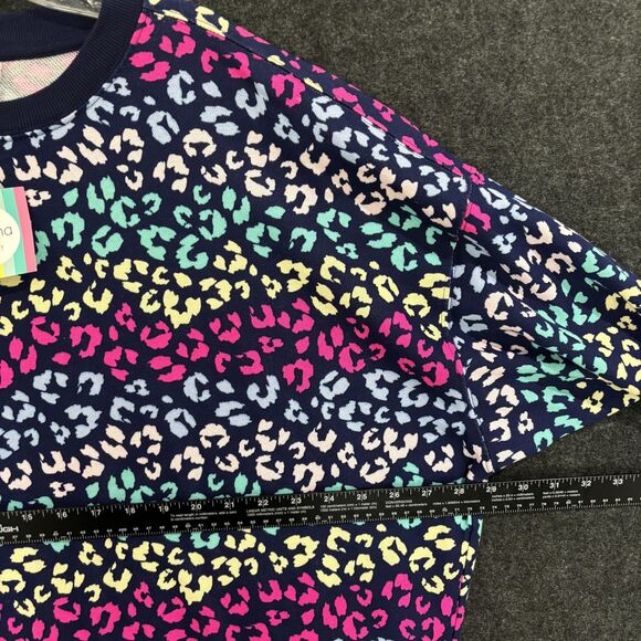 Cabana by Crown & Ivy Sweater Womens XL Animal Stripe Crewneck Multicolor Belk - Picture 5 of 7